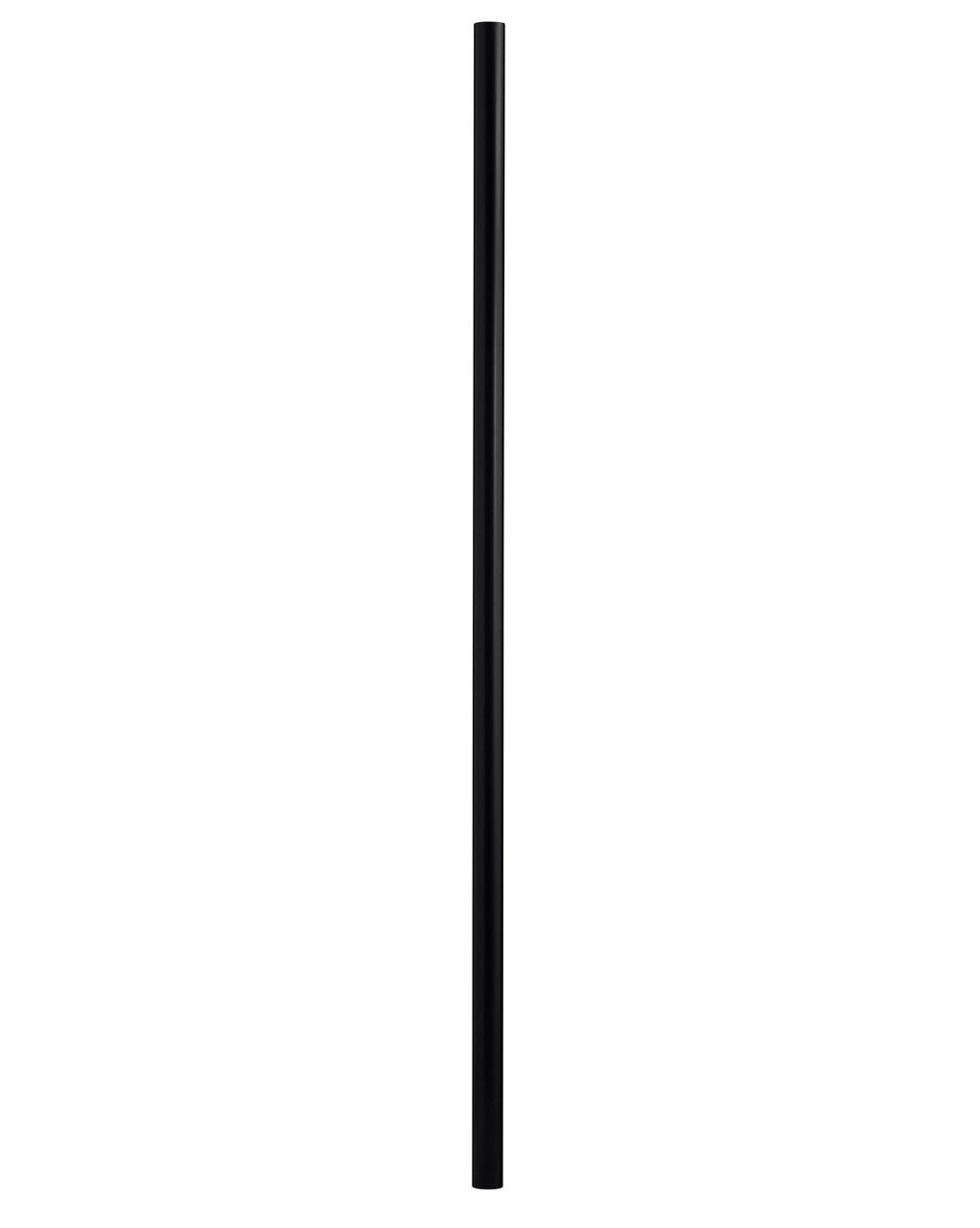 10Ft Post With Ground Outlet And Photocell 6610BK - 10' Direct Burial w/ Ground Outlet & Photo Cell - Black