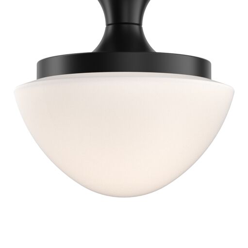 Knox 47811BK  Extra Small Semi-Flush Mount - Blac