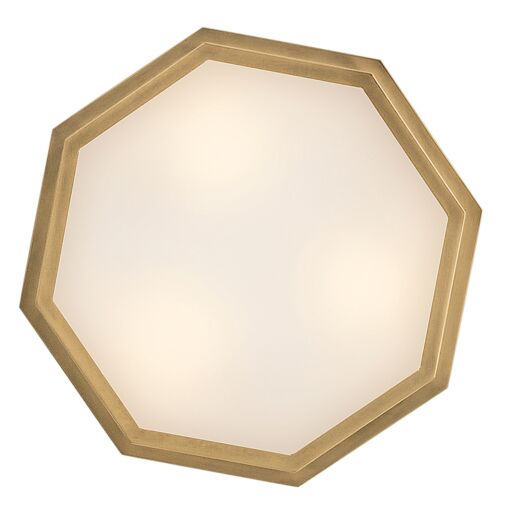 Facet 46993HB  Medium Flush Mount - Bronze