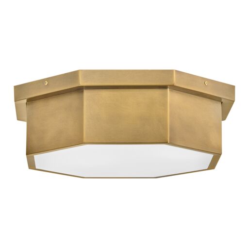 Facet 46993HB  Medium Flush Mount - Bronze