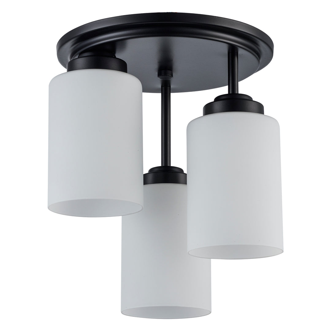 Mod Pod 3 - Light Flush Mount Drop Light - Black