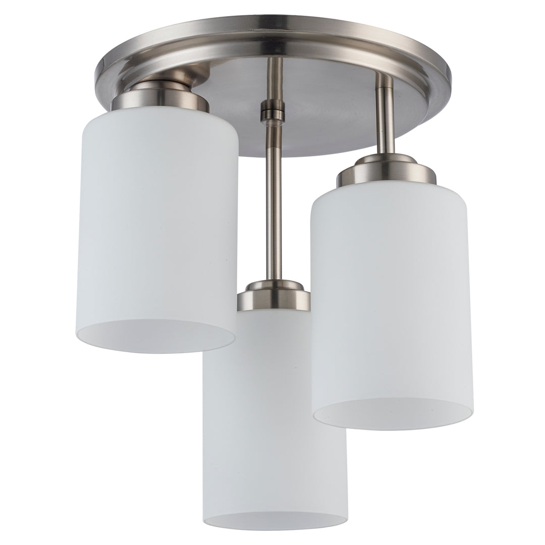 Mod Pod 3 - Light Flush Mount Drop - Brushed Nickel