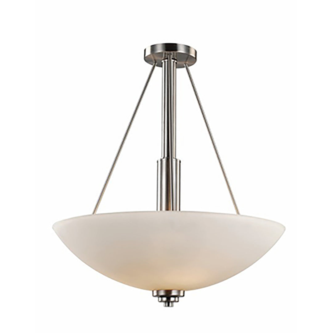 Mod Pod Transitional Indoor Double Disk Light- Brushed Nickel