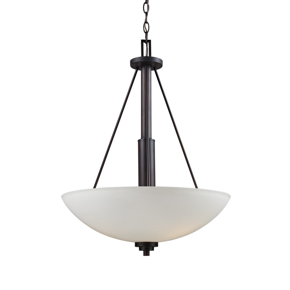 Mod Pod Transitional Indoor Double Disk Light- Rubbed Oil Bronze