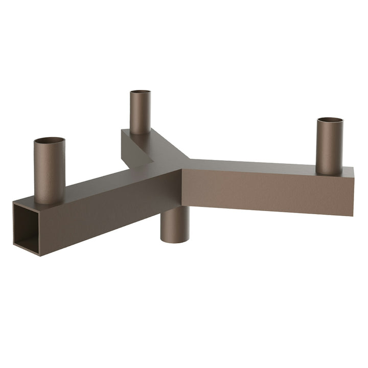 Tenon: Square Bullhorn 3-Head Y-Adapter - Bronze