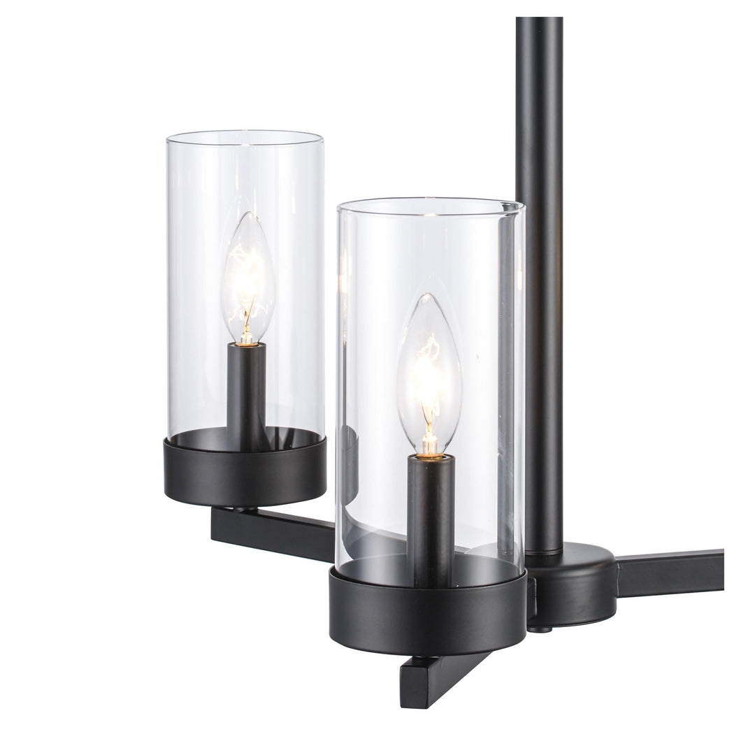 3-Light Meadowlark Chandelier - Black