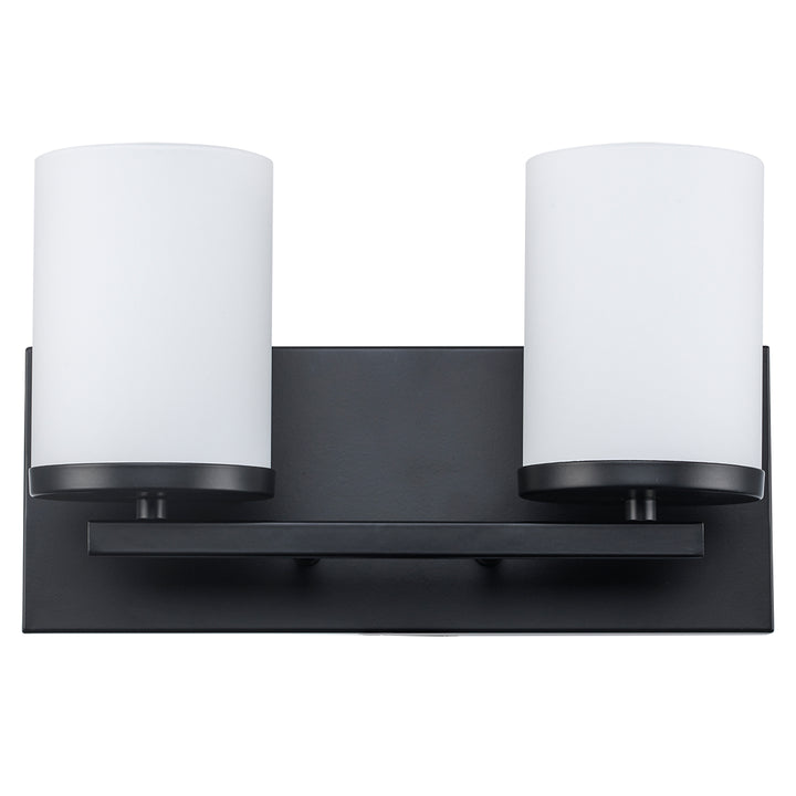 Nico 2 - Light Vanity Light Flat Disk - Black