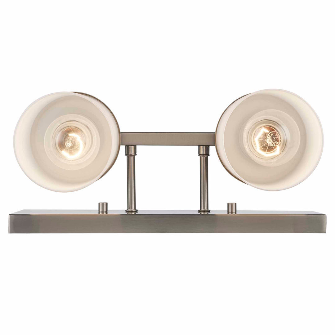 Nico 2 - Light Vanity Light Flat Disk - Brushed Nickel