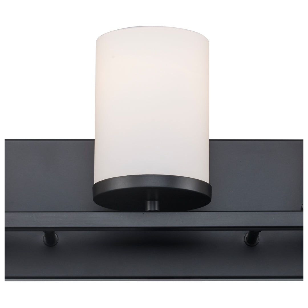 Nico 3 - Light Vanity Light Flat Disk - Black