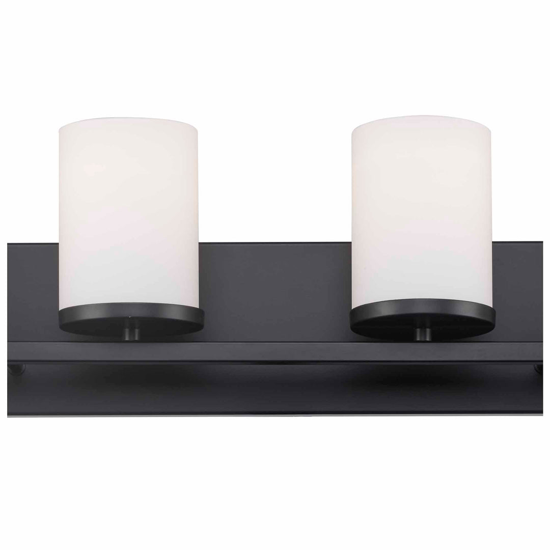 Nico 4 -Vanity Light Flat DIsk - Black