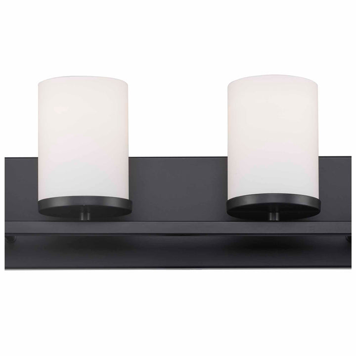 Nico 4 -Vanity Light Flat DIsk - Black