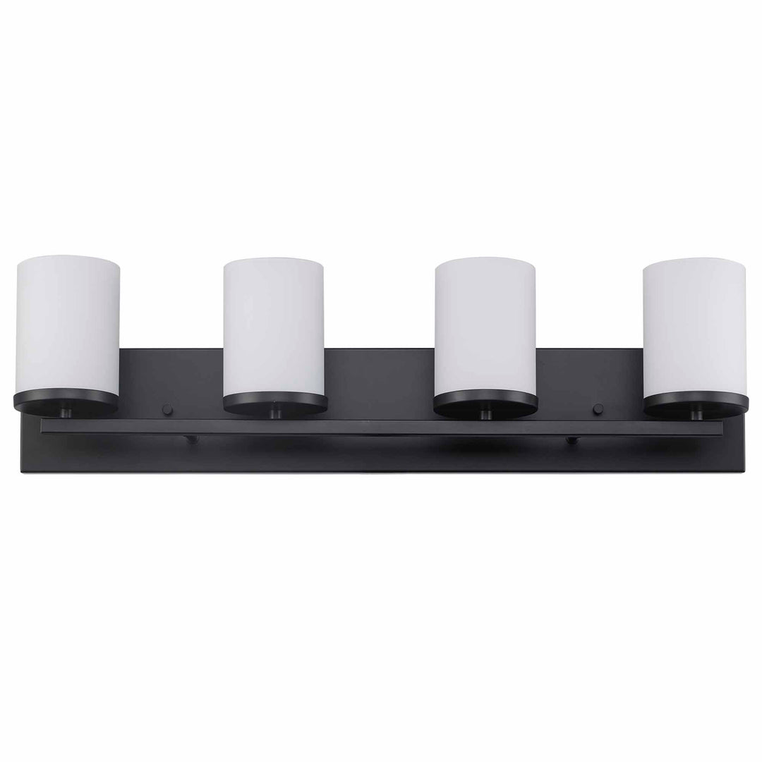 Nico 4 -Vanity Light Flat DIsk - Black