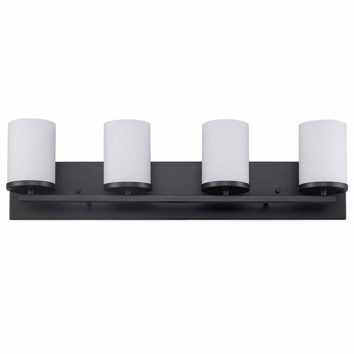 Nico 4 -Vanity Light Flat DIsk - Black