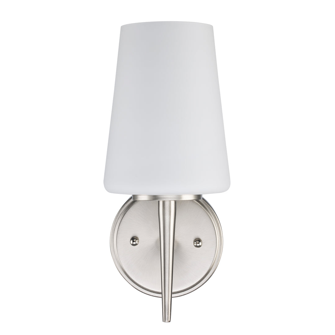 ClassicHorizon 1 - Light Wall Sconce Trapered Stems - Brushed Nickel