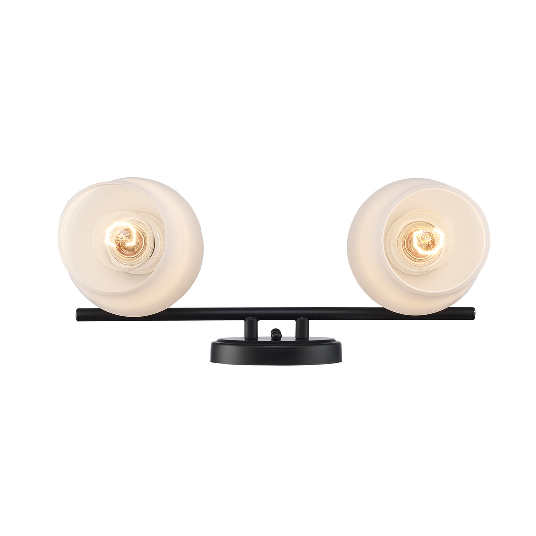 ClassicHorizon 2 - Light Vanity Trapered Stems - Black