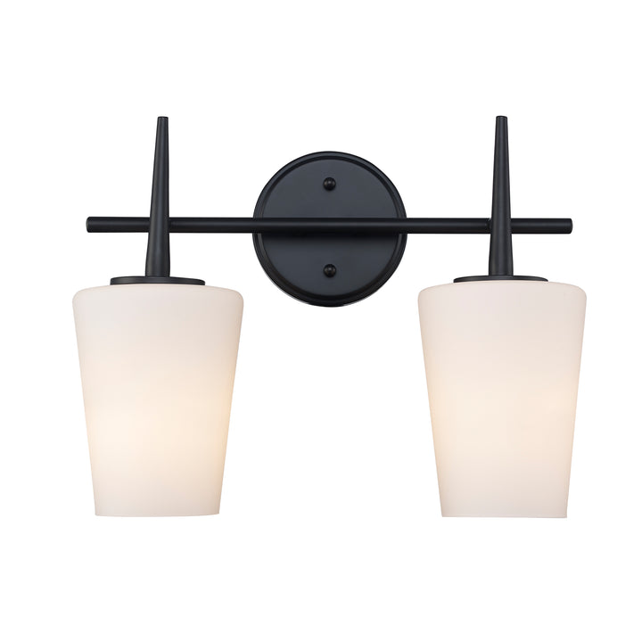 ClassicHorizon 2 - Light Vanity Trapered Stems - Black