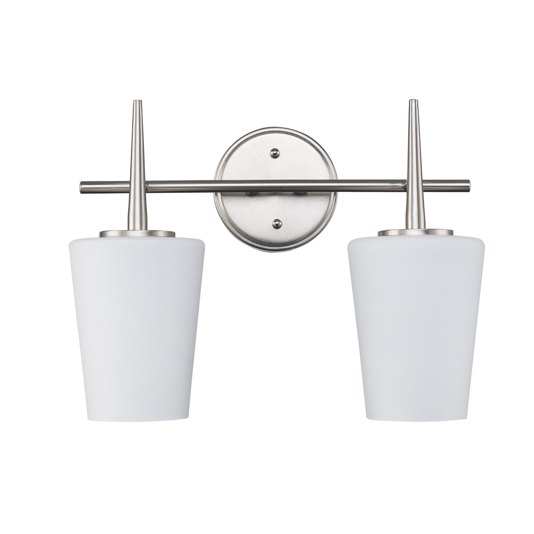 ClassicHorizon 2 - Light Vanity Trapered Stems - Brushed Nickel