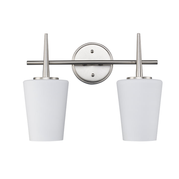 ClassicHorizon 2 - Light Vanity Trapered Stems - Brushed Nickel