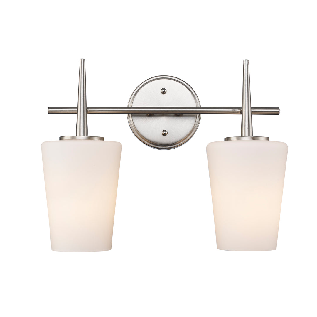 ClassicHorizon 2 - Light Vanity Trapered Stems - Brushed Nickel