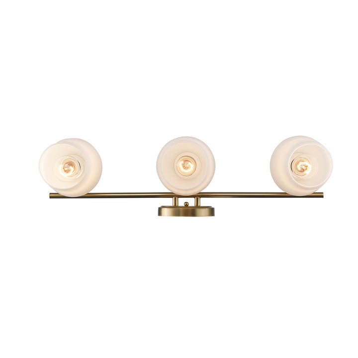 ClassicHorizon 3 - Light Vanity Trapered Stems - Antique Gold