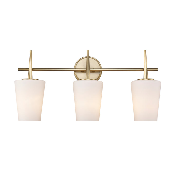 ClassicHorizon 3 - Light Vanity Trapered Stems - Antique Gold