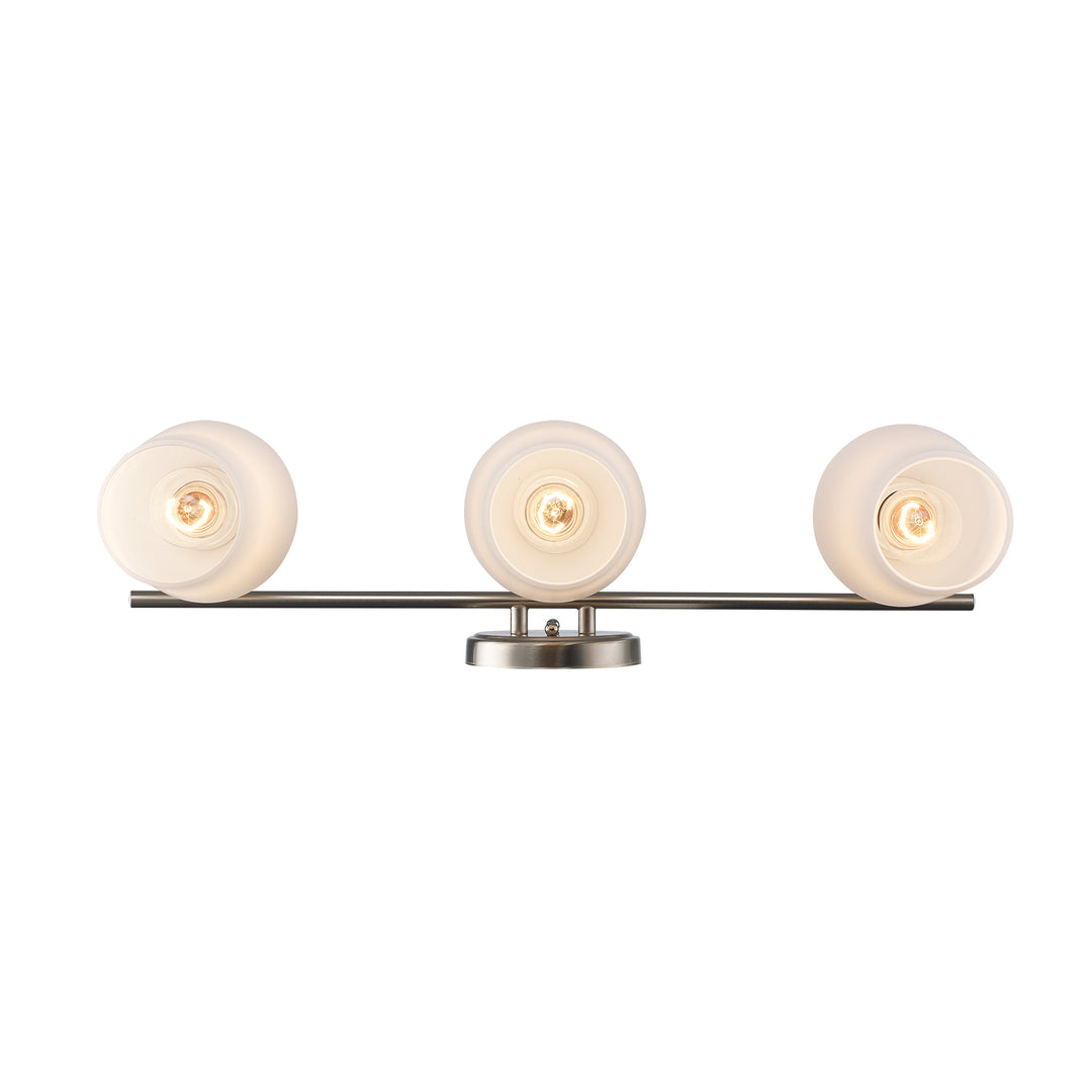 ClassicHorizon 3 - Light Vanity Trapered Stems - Brushed Nickel