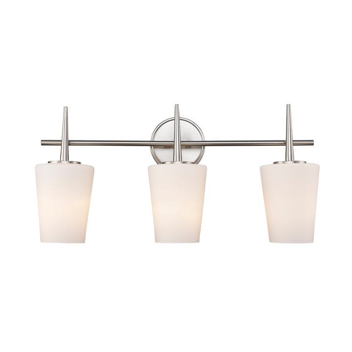 ClassicHorizon 3 - Light Vanity Trapered Stems - Brushed Nickel