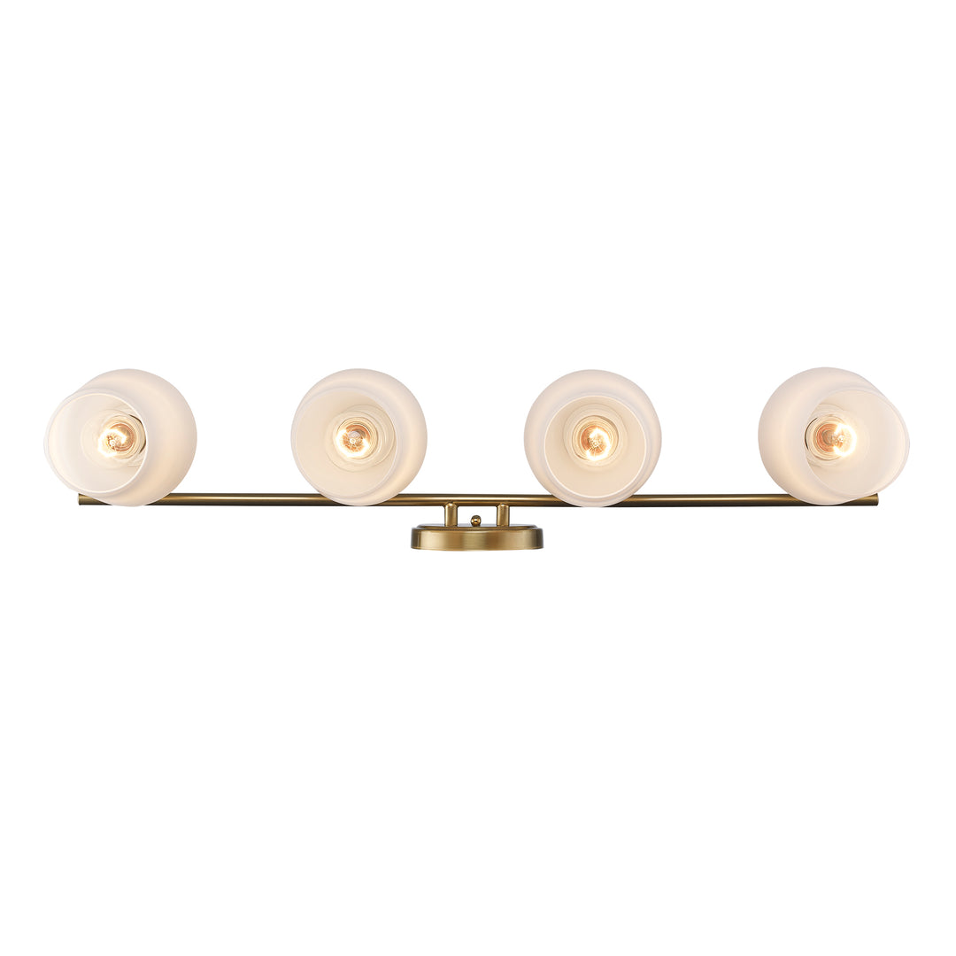 ClassicHorizon 4 - Light Vanity Trapered Stems -Antique Gold