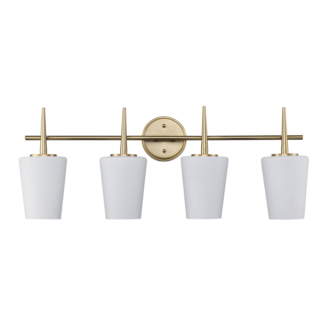 ClassicHorizon 4 - Light Vanity Trapered Stems -Antique Gold