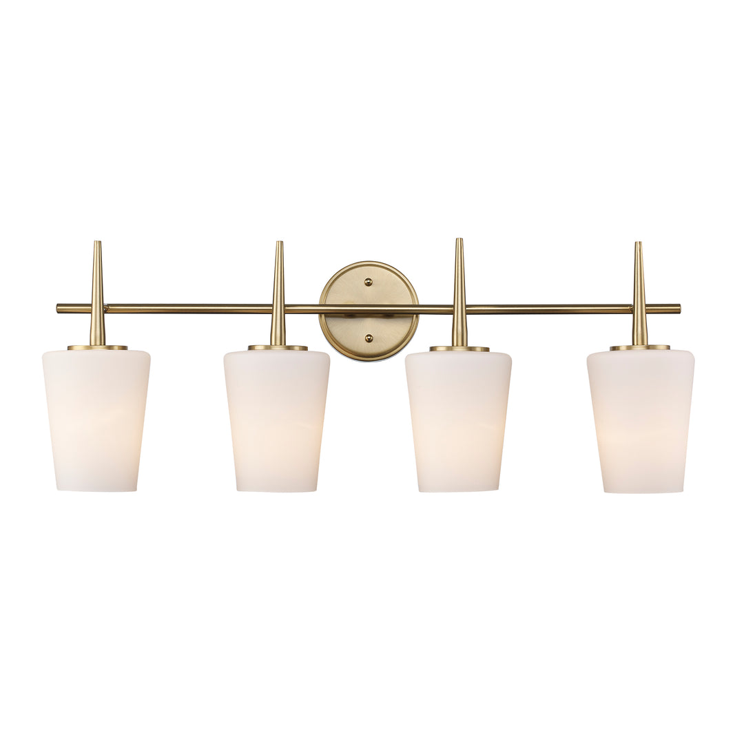 ClassicHorizon 4 - Light Vanity Trapered Stems -Antique Gold