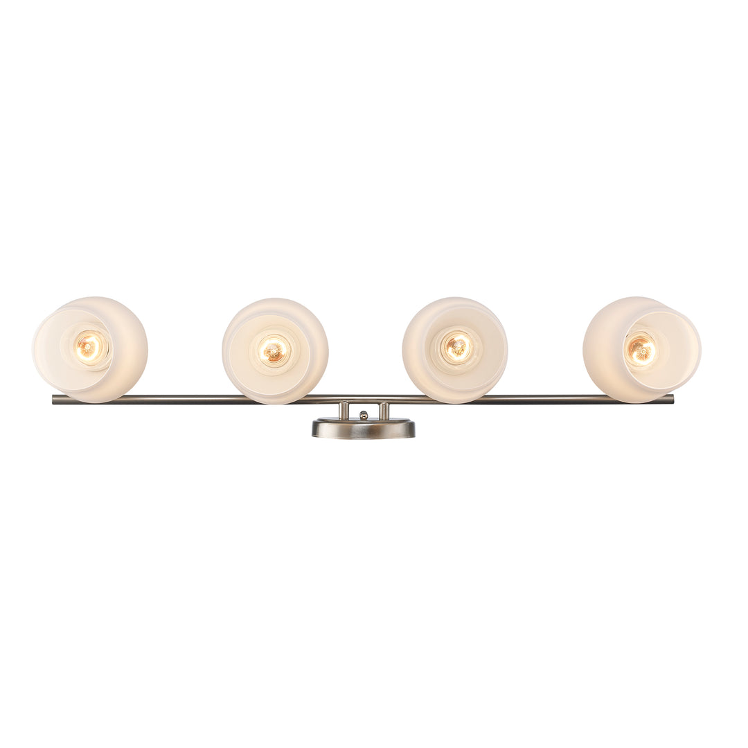 ClassicHorizon 4 - Light Vanity Tapered Stems - Brushed Nickel