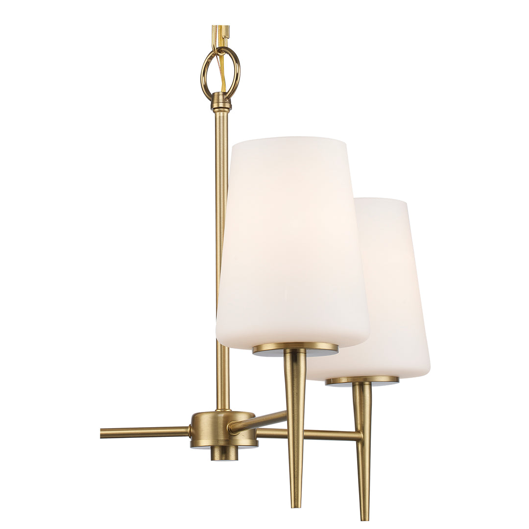 3 - Light Mini Tapered Steam - Antique Gold