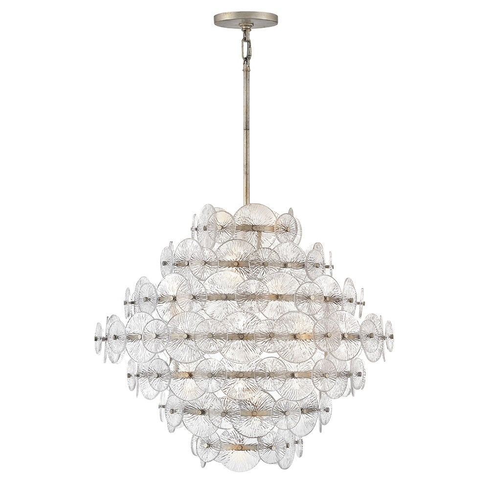 Rene FR30128GG  Medium Multi Tier Chandelier - Gray