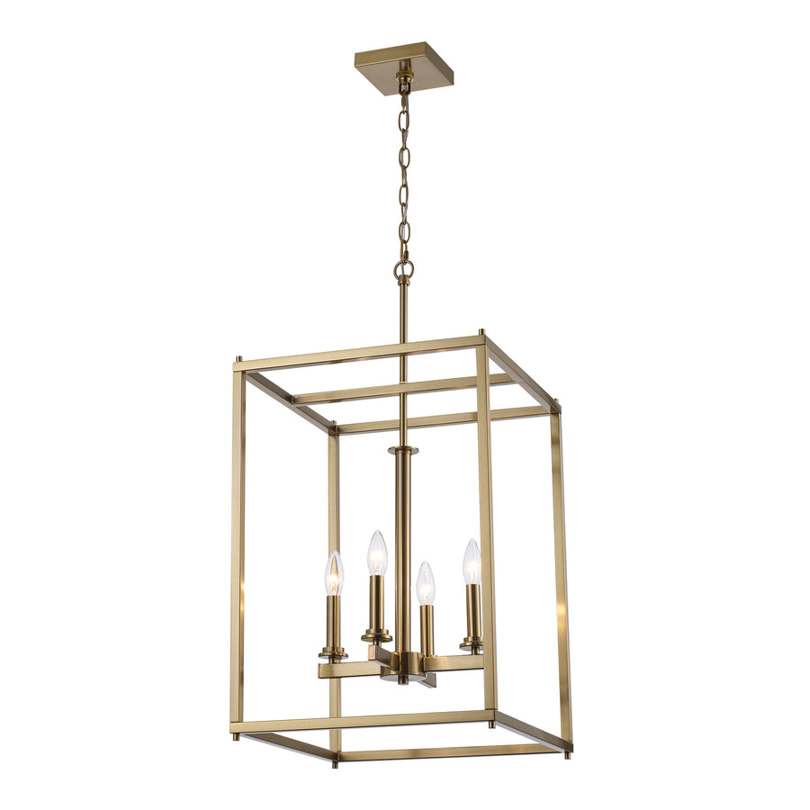 Carter 4 - Light Geometric Pendant - Antique Gold | 72047 AG