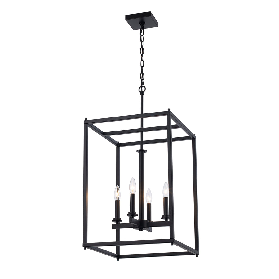 Carter 4 - Light Geometric Pendant - Black | 72047 BK