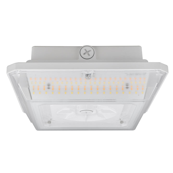 Square Canopy Light: Arcy-Line 3-CCT & 3-Power Select 60W/45W/30W - White