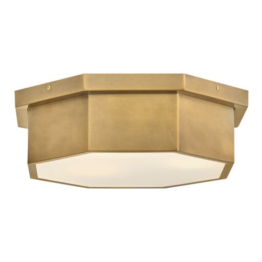 Facet 46993HB  Medium Flush Mount - Bronze