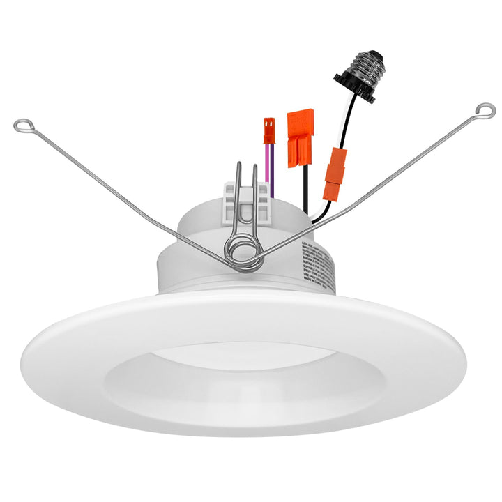 5/6" Retrofit Kit Downlight: RDL-Line 5-CCT Selectable 18W/14W/10W, UNV 120V-277V - White