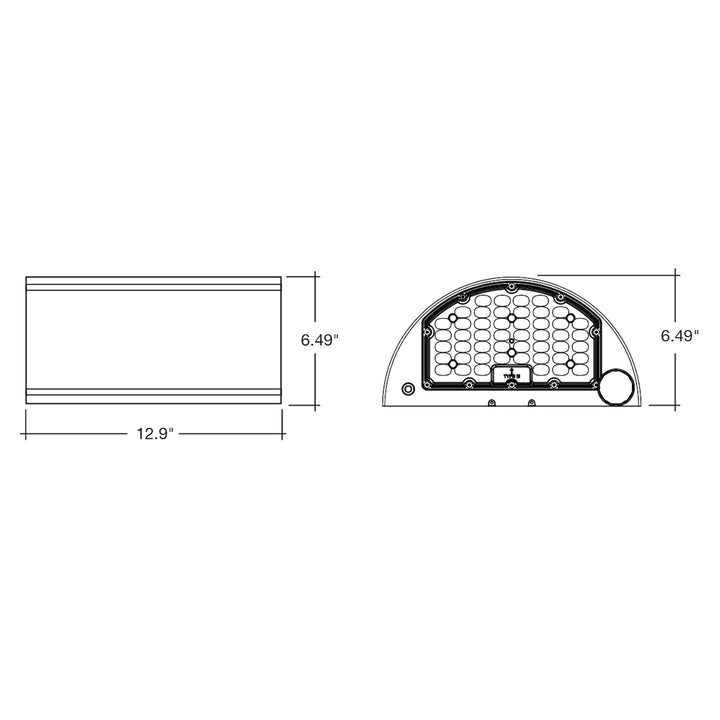 CIRCLE-Line: Half Cylinder Up/Down Wall Pack