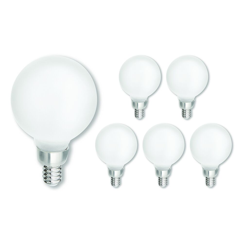 Lumiglo Bulb E12G162273MW-6 New LED Bulb 6 Pack