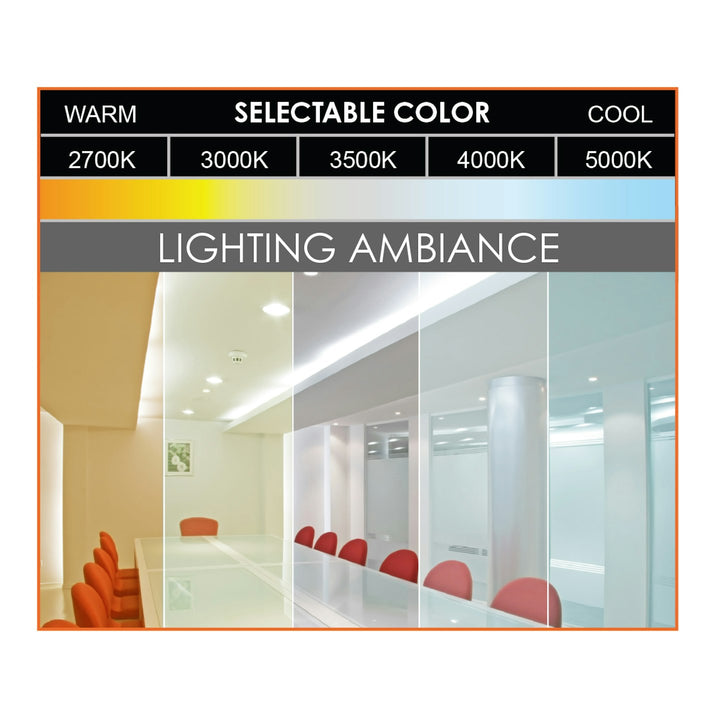 4,6,8,10" 30W Module: CADM-Line 5-CCT & Single CCT w/ 3-Power Select 30W/24W/20W