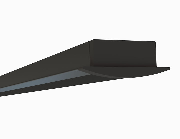 LED Channel - 1972ASL-BB - Recessed, 8 ft - BlackBlack