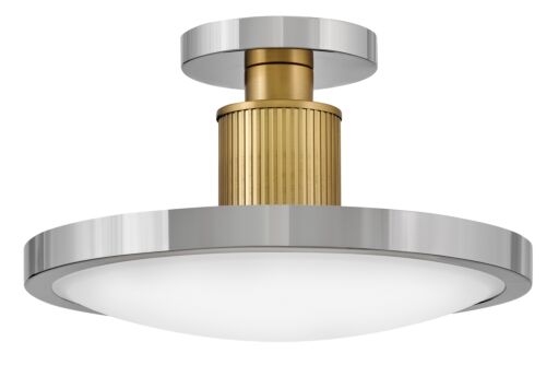 Kieran 47593PN-LCB  Medium Semi-Flush Mount - Gray