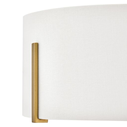 Halle 47573LCB Medium Semi-Flush Mount - Bronze