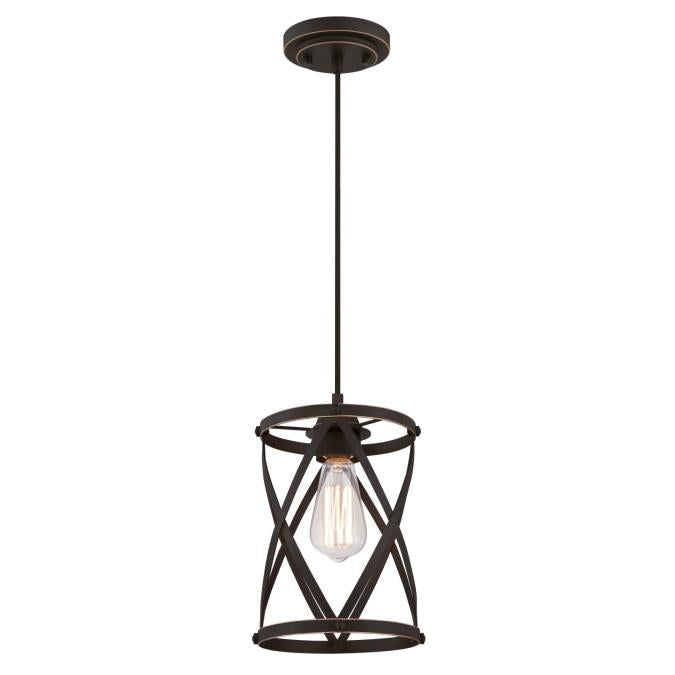 Westinghouse - Isadora Mini Pendant, Base E12 Lamp - Oil Rubbed Bronze