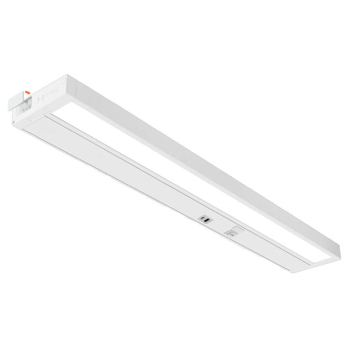 14" Undercabinet Bar w/ USB/USB-C 5-CCT Selectable 8W UNV, 120V-277V  - White