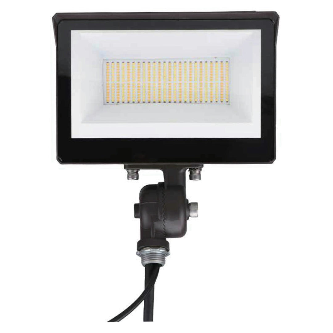 Mini Flood Light: ARCY-Line, 3-CCT & Power Select w/ Photocell 60W/80W/100W - Bronze