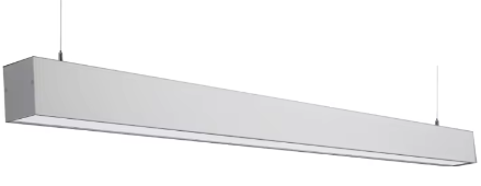 4 FT. LED-ARCHITECTURAL LINEAR SUSPENDED DOWNLIGHT, 50W, 5CCT Selectable, AC120-277V - Black