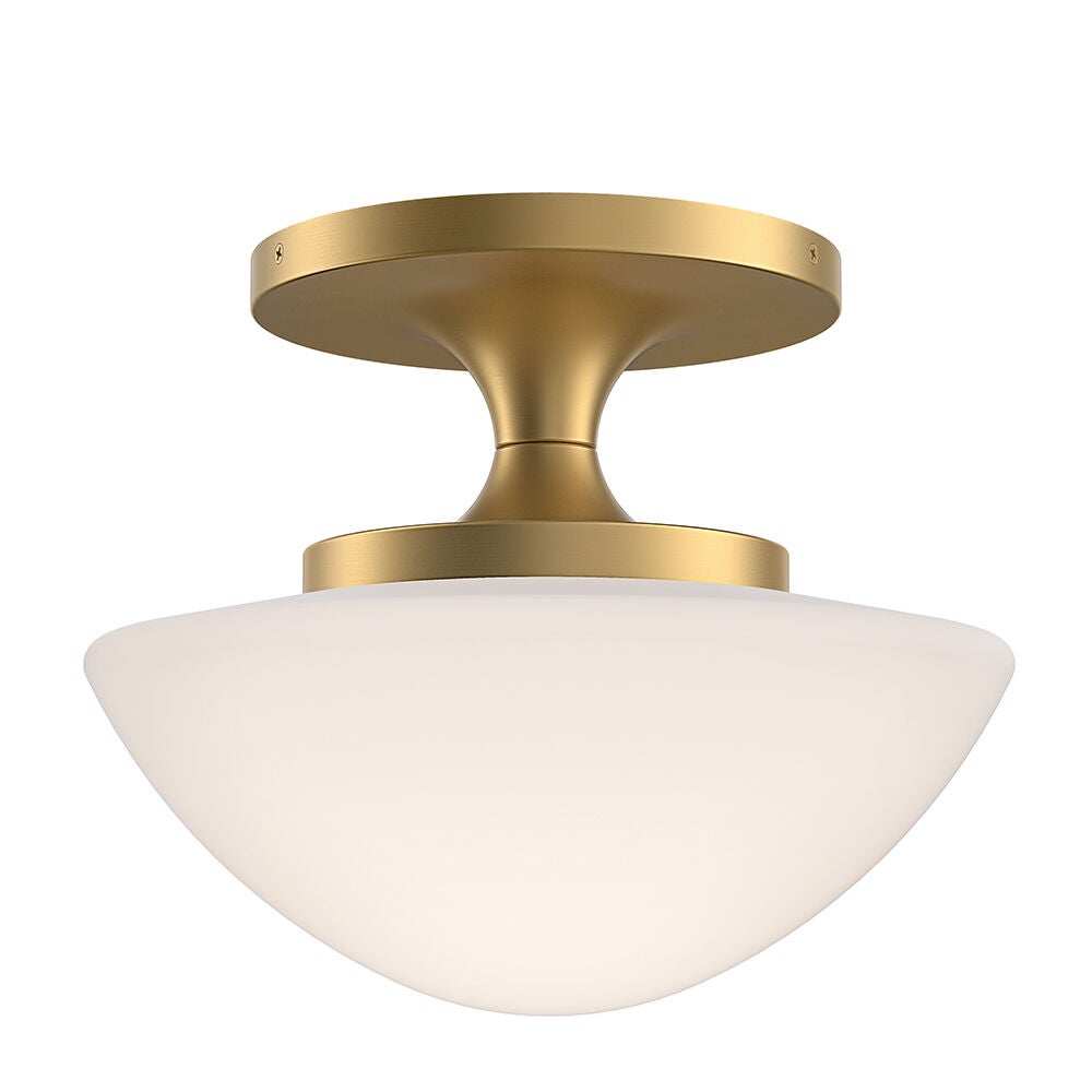 Knox 47813LCB  Small Semi-Flush Mount - Bronze