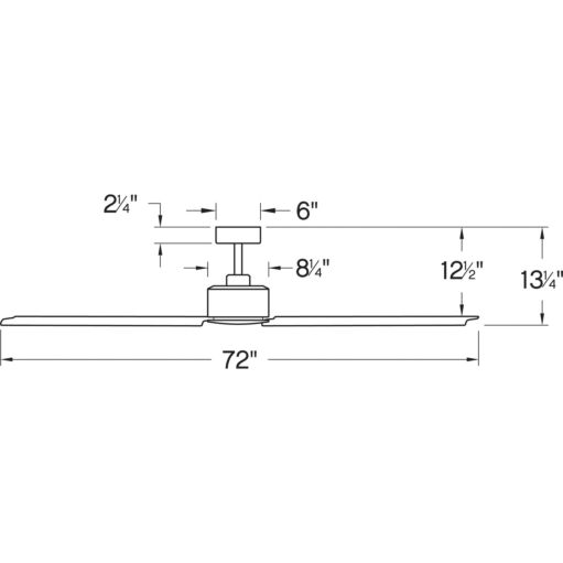 Indy 72" Fan 900972FBN-NWA - Grey